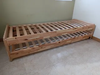 Cama nido de 80 con colchones de espuma