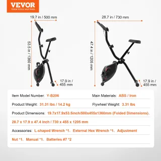 Cyclette Pieghevole Cyclette Pieghevole da Fitness