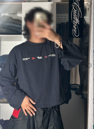 Camiseta Manga Larga Scuffers Azul Simple