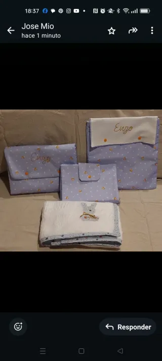 Cositas de bebe hechas a mano con telas de algodón