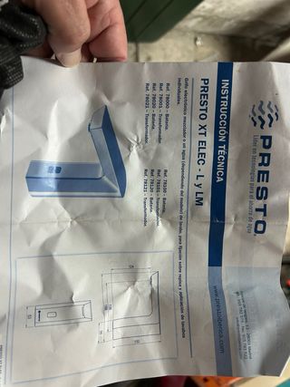 Grifo electronico lavabo