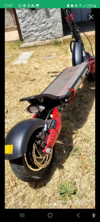 Patinete Eléctrico Ice Q5 52V 20Ah 2000w nominales