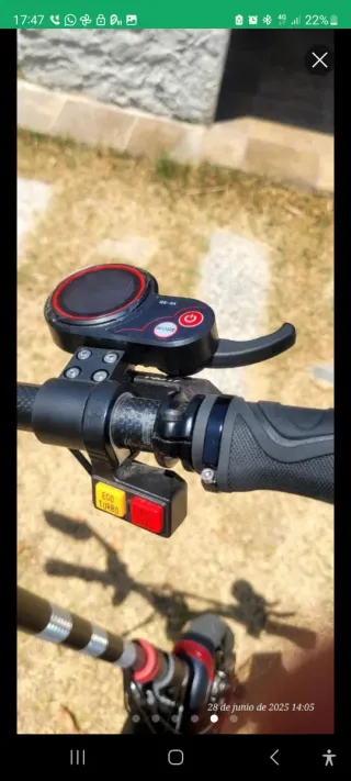 Patinete Eléctrico Ice Q5 52V 20Ah 2000w nominales