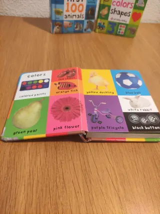 Libros cartón primeras palabras en inglés