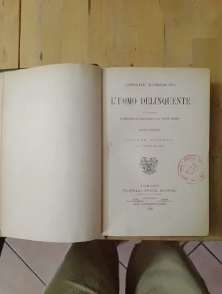 L'uomo delinquente 3 volumi