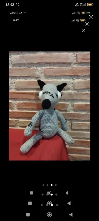 Peluche Sparky Amigurumi