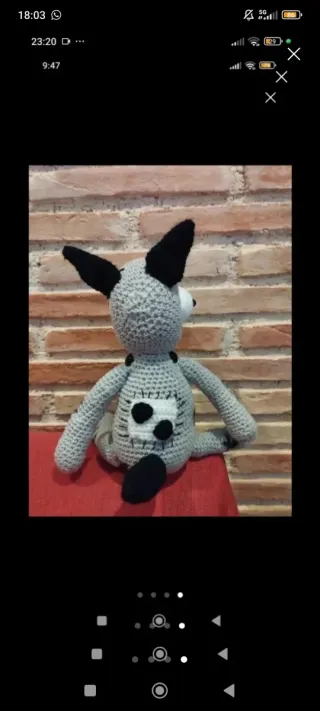 Peluche Sparky Amigurumi