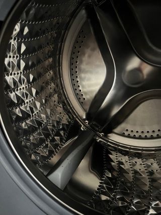 Lavadora SAMSUNG negra eco bubble como nueva 8 kg