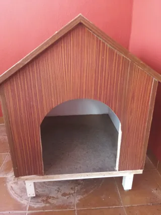 Caseta de aluminio para perro mediano