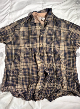 Camicia effetto vintage a quadri
