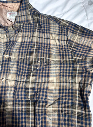 Camicia effetto vintage a quadri