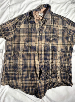 Camicia effetto vintage a quadri