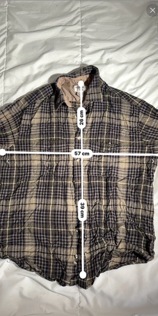 Camicia effetto vintage a quadri