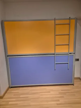 Litera doble metálica plegable