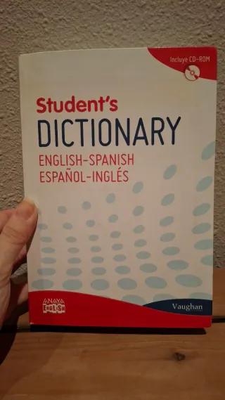 Diccionario de inglés Vaughan Student's Dictionary
