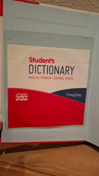 Diccionario de inglés Vaughan Student's Dictionary