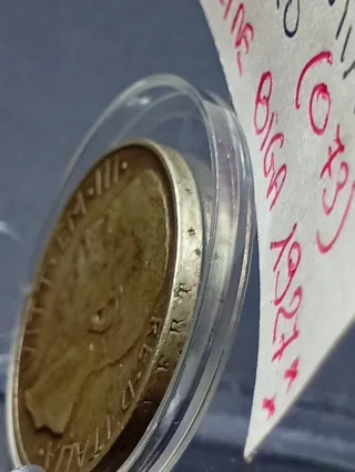 10 Lire Biga Briosa 1927 due rosette