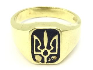 anillo Oro 19k Con Piedra ukrania