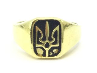 anillo Oro 19k Con Piedra ukrania