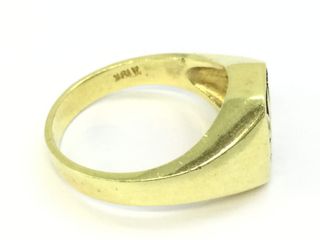 anillo Oro 19k Con Piedra ukrania