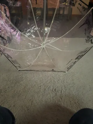 Paraguas transparente