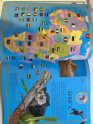 Libro Atlas de los Animales pasta dura