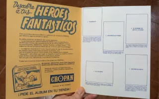 ÁLBUM CROPAN SUPERHÉROES VICKIE EL VIKINGO