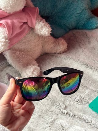Gafas de sol efecto espejo arcoíris