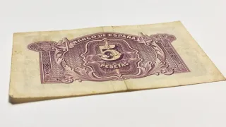 Billete 5 pesetas 1935 II REPÚBLICA