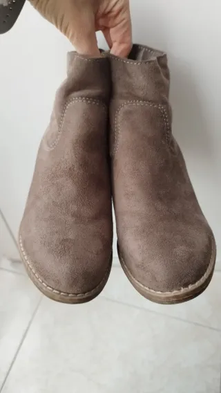 Botines taupe/marrón claro, mujer