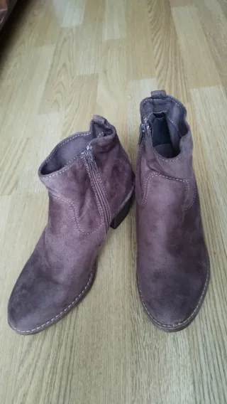 Botines taupe/marrón claro, mujer