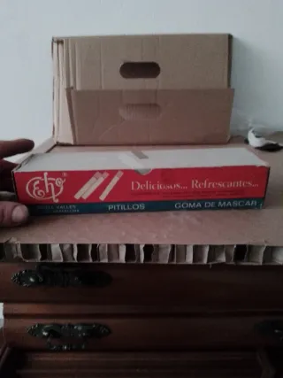 Cajita de goma de mascar vintage