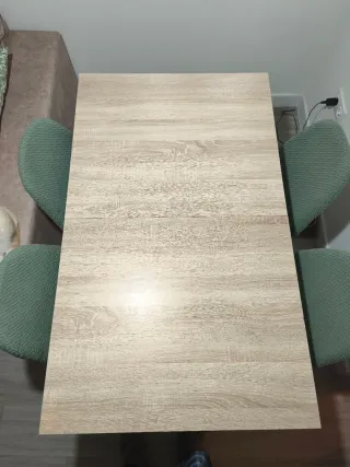 Mesa comedor extensible + sillas