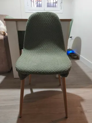 Mesa comedor extensible + sillas