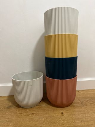 1 Maceta Elho Vibes Fold 22cm en diversos colores