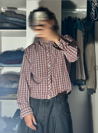 Camisa Vintage Streetwear Cuadros