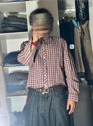 Camisa Vintage Streetwear Cuadros