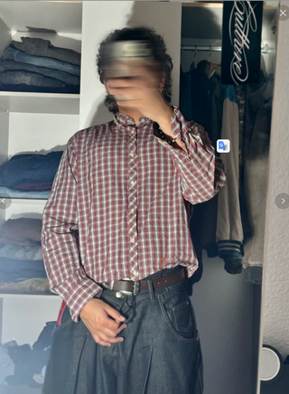 Camisa Vintage Streetwear Cuadros