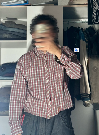 Camisa Vintage Streetwear Cuadros