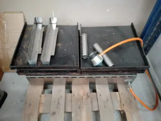 Plancha con fuegos para cocinar