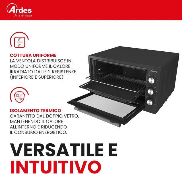 Forno elétrico ventilado Ardes KRATOS 37L 37L