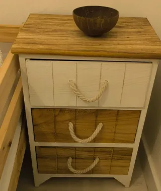 2 CAJONERAS DE MADERA