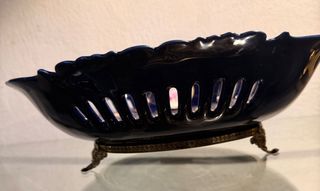 Centro de mesa fragonard porcelana y bronce