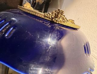 Centro de mesa fragonard porcelana y bronce