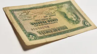 Billete 5 Pesetas 1935 II REPÚBLICA