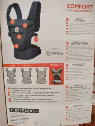 Mochila portabebés Ergobaby