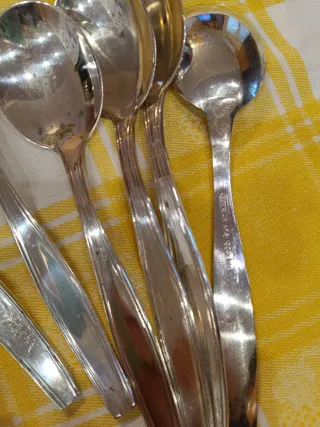 Servizio posate vintage placcate argentos