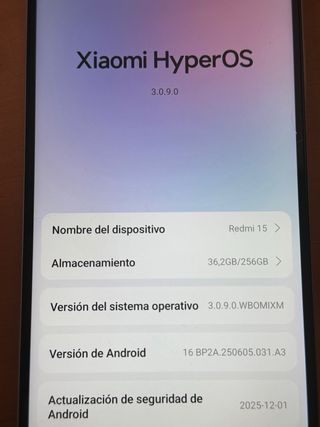 Redmi 15 256Gb (ver fotos)