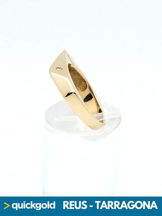 040-01-00549 ANILLO ORO 18K DIAMANTES T15