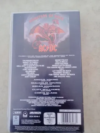 VHS AC/DC live at donington